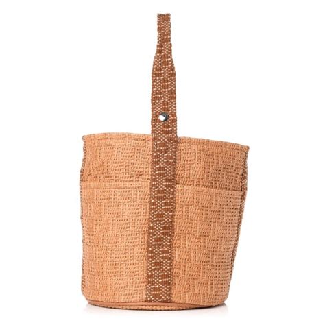 hermes woven straw|HERMES Straw Saxo Tote 311964 .